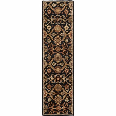 Hauteloom Salix Hand Tufted Black Wool Rug