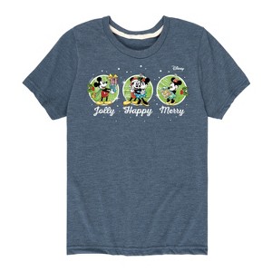 Boys' - Disney - Jolly Happy Merry Short Sleeve Graphic T-Shirt - 1 of 4