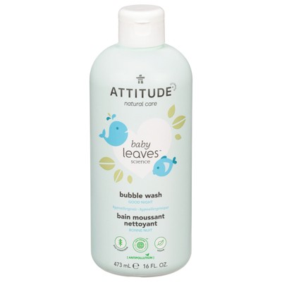 Attitude Baby Good Night Bubble Wash - 16 oz