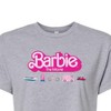 Women's - Barbie - Barbie Transportaion Vehicles Cropped Graphic T-Shirt - 2 of 4