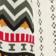 ivory multi fair isle