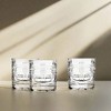 Godinger Silver Set of 4 Brookfield Double Old Fashion Glasses: Crystal Drinkware, 9.5 oz, Hand Wash, Dishwasher-Safe - 3 of 3
