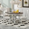 Whisen 5-Piece Extendable Wood Dining Table Set with 4-Upholstered Chairs - 3 of 4