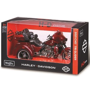 Maisto 1:12 Diecast Harley Davidson - 2021 CVO Tri Glider