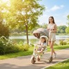 Whisen 7-in-1 Stroller & Baby Tricycle Baby Push Bike, Foldable Toddler Bike with Adjustable Handle, Canopy, Guardrail - 2 of 4