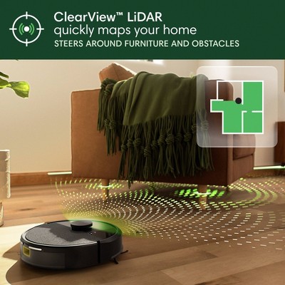 iRobot Roomba 105 Vacuum - Easy-to-Use, Intense Power-Lifting Suction, LiDAR Navigation, Multi-Surface Cleaning, Cleans in Neat Rows, Self-Charging