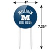 Millikin University Big Blue Logo Acrylic Cake Topper Party Decoration for Wedding Anniversary Birthday Graduation - 2 of 4