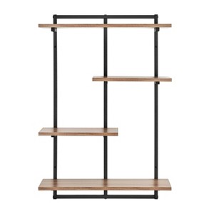 34.5" x 23.6" Rhodes 4 Tier Modern Floating Windowsill Wall Shelf Unit - Danya B. - 1 of 4