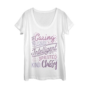 Women's Disney Princesses Mother's Day Qualities Scoop Neck - 1 of 3