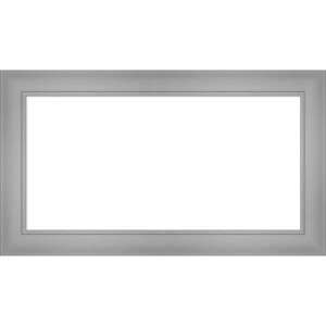 Amanti Art Flair Polished Nickel Framed Magnetic Dry Erase Board - 1 of 4