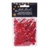 John Bead 1600pcs 6mm Red Flat Round Plastic Loose Sequins Hologram with Hole for DIY Crafts Making Sewing Embroidery Clothes Decoration - 4 of 4