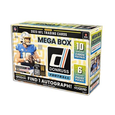 2023 Panini NFL Donruss Football Trading Card Mega Box stock finder
