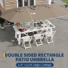 GustoWave Outdoor 13 FT Double-Sided Patio Umbrella for Pool Garden - 4 of 4