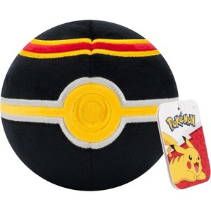 Pokemon 5" Luxury Ball Plush- Officially Licensed- Generation 3 Poke Ball- Soft Stuffed Pokeball Toy w Weighted Bottom- Gift for Kids, Boys, Girls- 2+ - 1 of 4