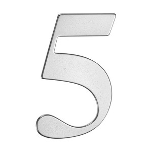 Unique Bargains 304 Stainless Steel Self-adhesive Rust Resistant Outdoor Use House Number 1 Pc - 1 of 4