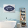 Stupell Industries Vintage Laundry Room Sign Minimal Blue White - 2 of 4