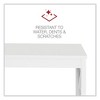 Workspace by Alera Farmhouse Writing Desk, 47.24" x 23.62" x 29.53", White - 4 of 4