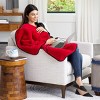 Heated Blanket 2-Pack - USB-Powered Fleece Throw Blankets for Travel, Home, Office, or Camping - Winter Car Accessories by Stalwart (Red) - 2 of 4