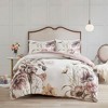 3 Pcs Gorgeous Floral Printed Cotton Duvet Set, All Season Home Textile fits Elegant Bedroom Decor - 3 of 4