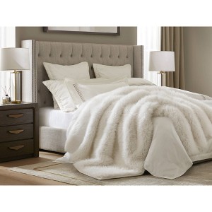 Harbor House Wild Animal Faux Fur Oversized Throw Blanket, Ultra Plush Velvet Back Reversible Smooth and Warm Blanket - 1 of 4