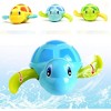 3-Pack Wind-Up Turtle Bath Toys, Chain Swimming Set for Bathtub and Pool - 2 of 4