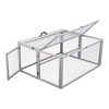 DOMETOUR Folding Rabbit Hutch with Roosting Bar, Wood Collapsible Guinea Chick Run, Outdoor Bunny Cage, Portable - 2 of 4