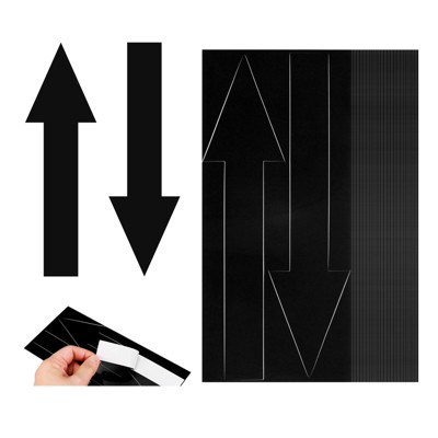 Unique Bargains PVC Self Adhesive Arrow Sticker 80 Pcs