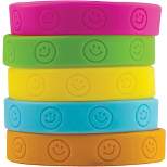 Teacher Created Resources Happy Faces Award Wristband Silicone, Pack of 10