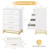 8-Drawer Dresser for Bedroom, Large Wooden Chest with Storage, Modern TV Stand Dresser for Clothes Organization and Living Room - 2 of 4