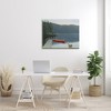Stupell Industries Docked Row Boat Lake Forest Landscape Pet Dogs, 30" x 40" - 2 of 4