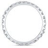 Pompeii3 7/8 ctw Diamond Eternity Ring Stackable French Prong Wedding Band 14k Gold White - 2 of 4