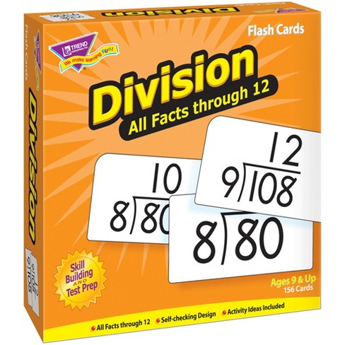 TREND Division 0-12 All Facts Skill Drill Flash Cards - image 1 of 4