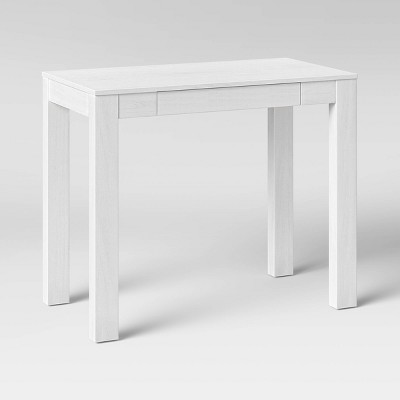 Parsons Desk with Fold Down Drawer White - Threshold™