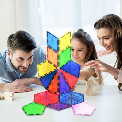 PicassoTiles 16-Piece Multicolor Magnetic Building Block Set