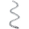 Pompeii3 Men's Curb Link 14k Gold (17gram) or Platinum (27gram) 6.5mm Bracelet 8.25" - 3 of 4
