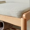 NicBex Modern 2-Tier Small Ottoman Shoe Bench with Storage Shelf,Upholstered Storage Bench for Entryway,Bedroom,Living Room - 4 of 4