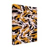 Trademark Fine Art - Treechild Liquid Yellow Pattern Matted Framed Art - 2 of 4