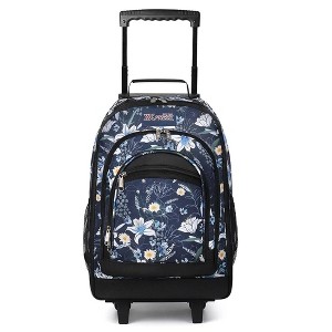 NEW YORK XPRESS JH-2560 / JH-2561, 2 In 1 Travel Backpack,20" Carry On Rolling Wheeled Backpack with Telescopic Handle - 1 of 4