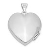 Black Bow Jewelry 14k White Gold 21mm Ornate Heart Locket - 3 of 4
