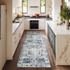 Vintage Rug Washable Rug Indoor Soft Faux Wool Living Room Rug - 2 of 4