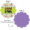 Big Dot of Happiness 90’s Throwback - 1990s Party Round Table Decorations - Paper Chargers - Place Setting For 12 - 3 of 4