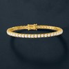Ross-Simons 4mm Cultured Pearl Tennis Bracelet in 18kt Gold Over Sterling - 3 of 4