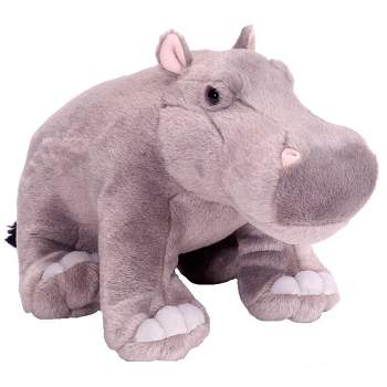 Wild Republic Cuddlekins Hippo Stuffed Animal, 12 Inches
