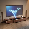 POVISON 102.36''Modern Electric TV Stand with Ultra-short Throw Projector Cabinet, Premium Wooden Material - 2 of 4
