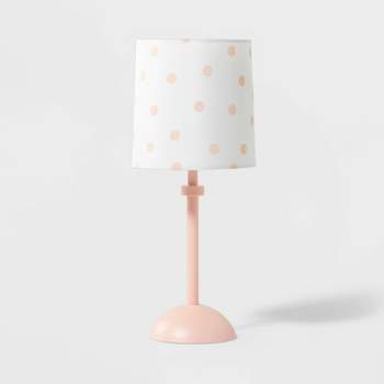 Polka Dot Accent Lamp Pink - Pillowfort™