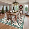 Washable Rugs for Living Room Christmas Nutcracker Print Accent Rug with Non Slip Backing - 3 of 4