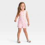 Toddler Girls' Floral Romper - Cat & Jack™ Pink