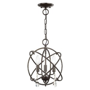 Livex Lighting Aria 3 - Light Chandelier in  English Bronze - 1 of 2