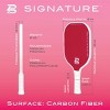 PBPRO Signature Carbon Fiber Pickleball Paddle - Pink - 3 of 4