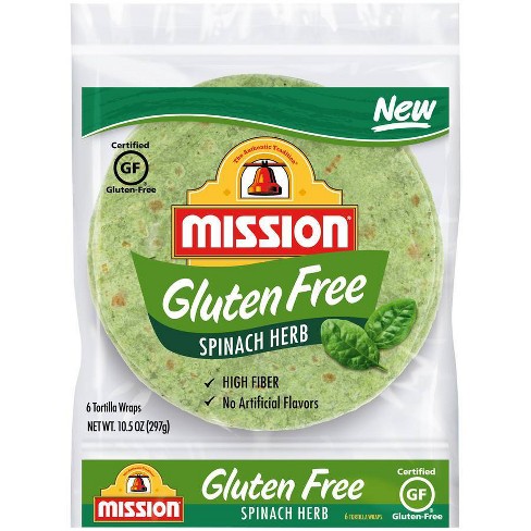 Mission 8 Gluten Free Spinach Tortillas 10 5oz 6ct Target